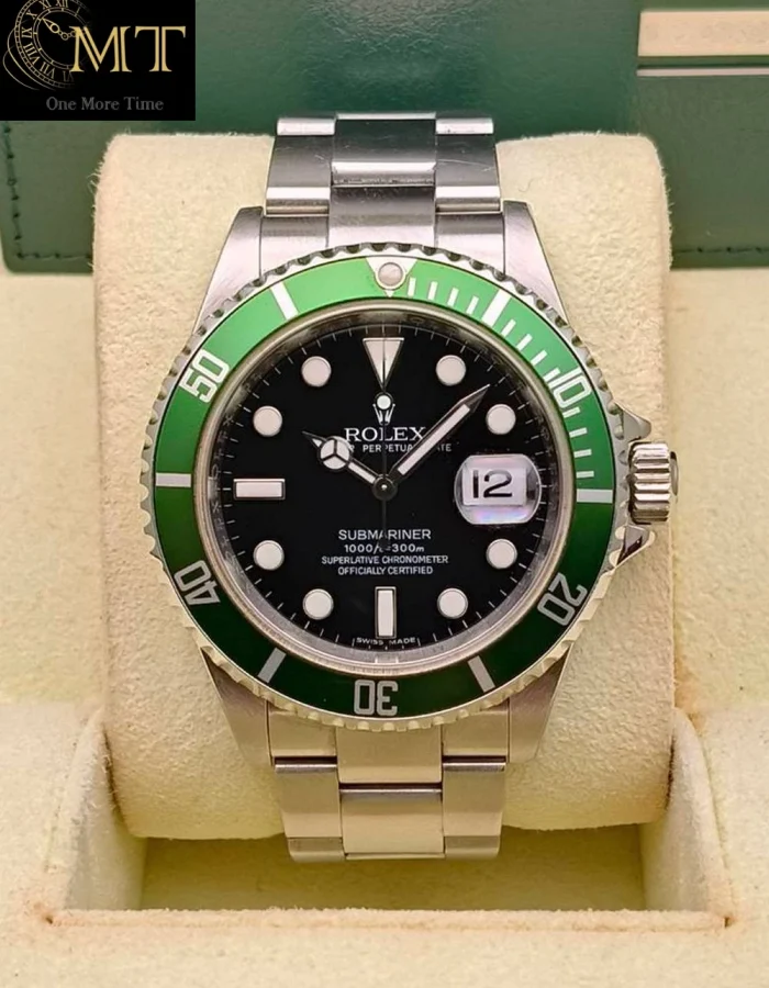 Rolex Submariner Date 40mm Oystersteel Black Dial Kermit Ref.16610LV