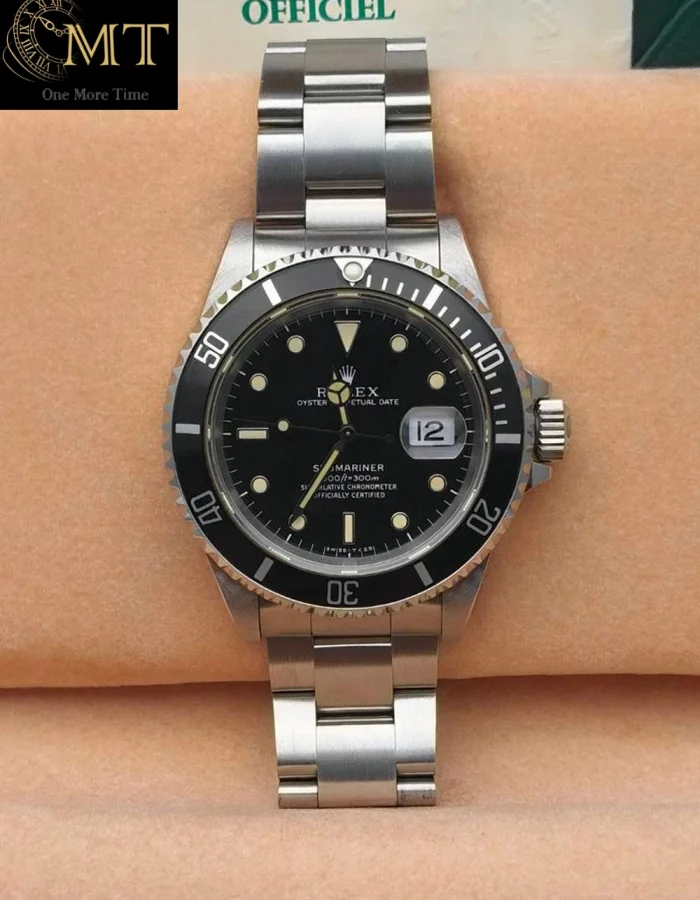 Rolex Submariner Date 40mm Steel Black Dial Oyster Ref.16610 W-Serial