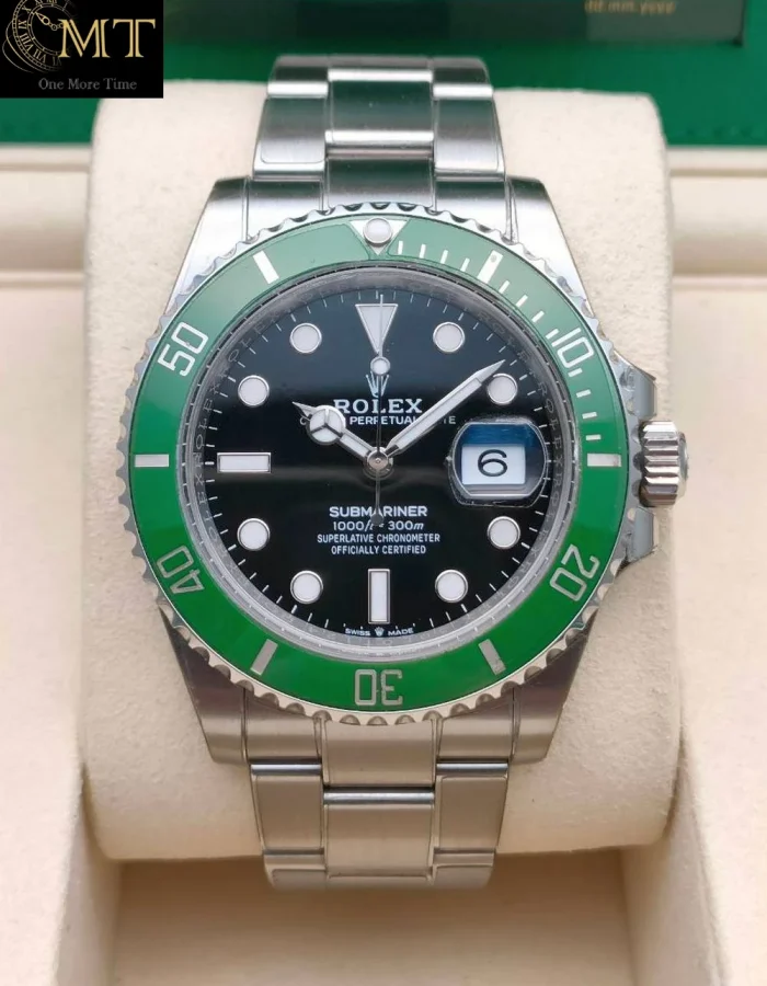 Rolex Submariner Date Kermit 41mm Steel Green Bezel Black Dial Ref.126610LV