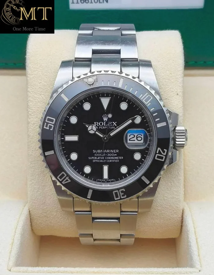 Rolex Submariner Date Oystersteel Black Dial Men’s Watch Ref.116610LN