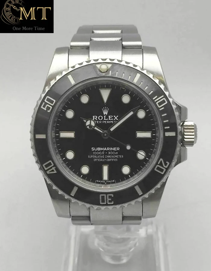 Rolex Submariner No Date 40mm Black Ceramic Bezel Black Dial Ref.114060