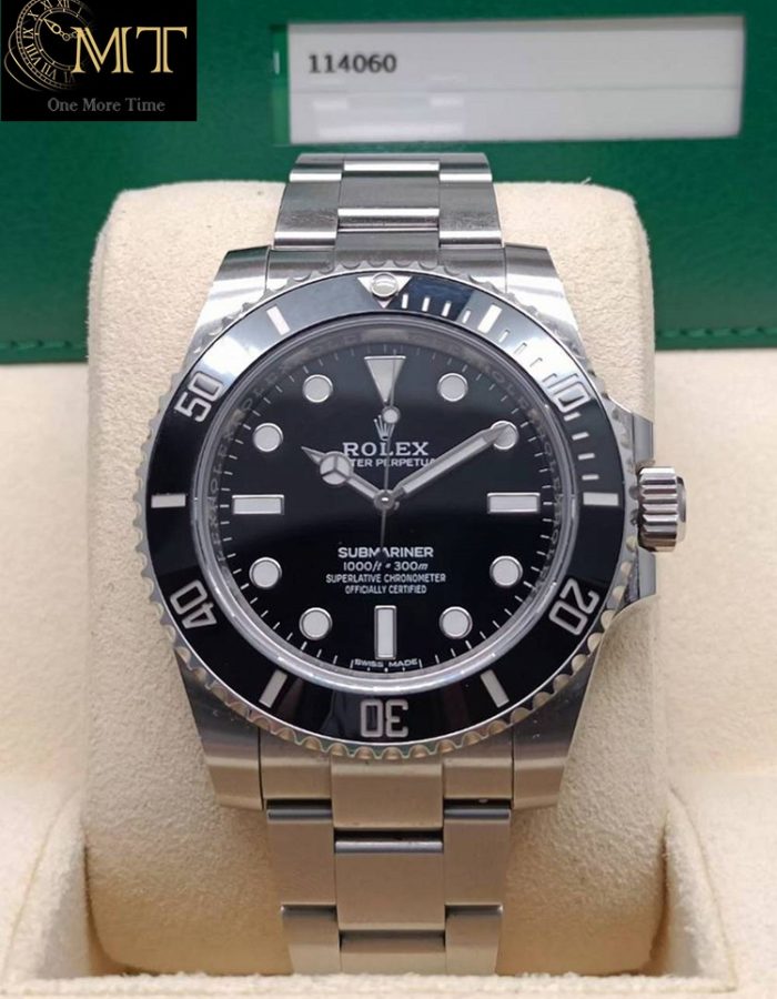 Rolex Submariner No Date 40mm Black Dial Men’s Watch Ref.114060