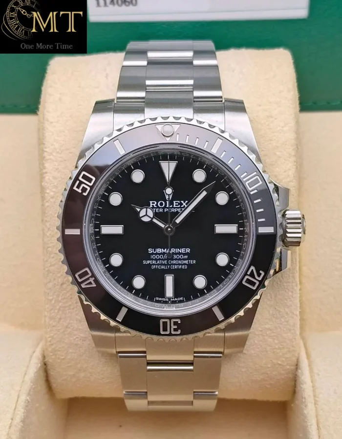 Rolex Submariner No Date Black Dial Men’s Watch Ref.114060