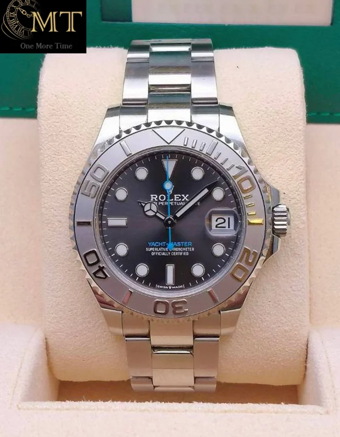 Rolex Yacht-Master 37mm Oystersteel & Platinum Rhodium Grey Dial Ref.268622