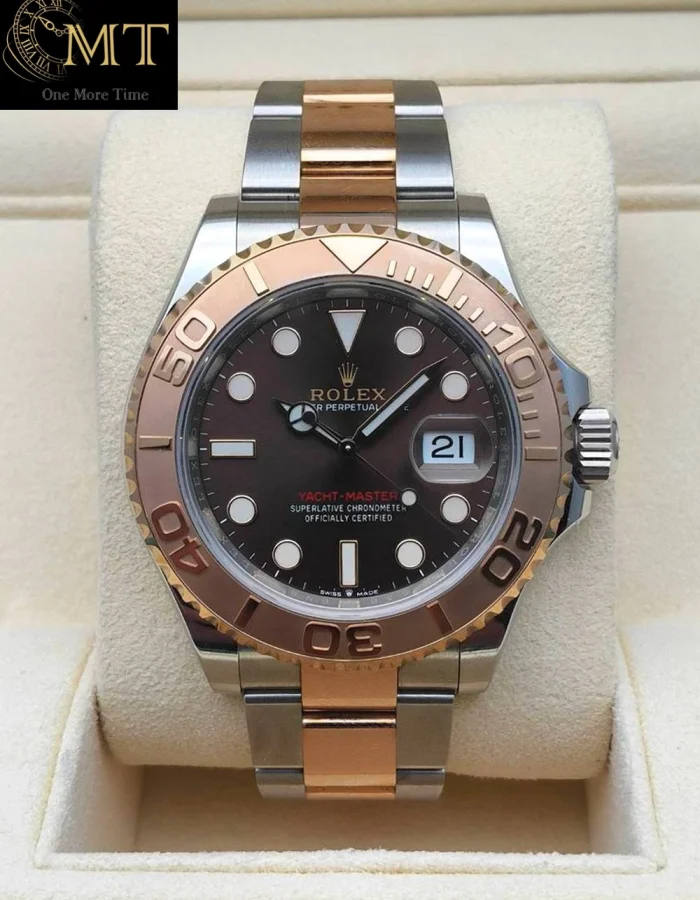 Rolex Yacht-Master 40mm Everose Gold & Steel Black Dial Ref.126621