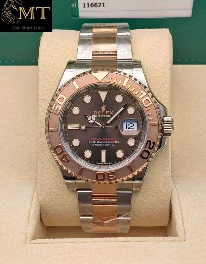 Rolex Yacht-Master 40mm Two-Tone Everose Chocolate Dial Oyster Ref.116621