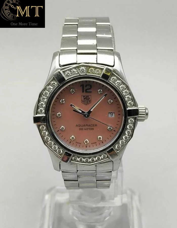 Tag Heuer Aquaracer 300M Quartz 27mm Pink Dial Ref.WAF141B.BA0824