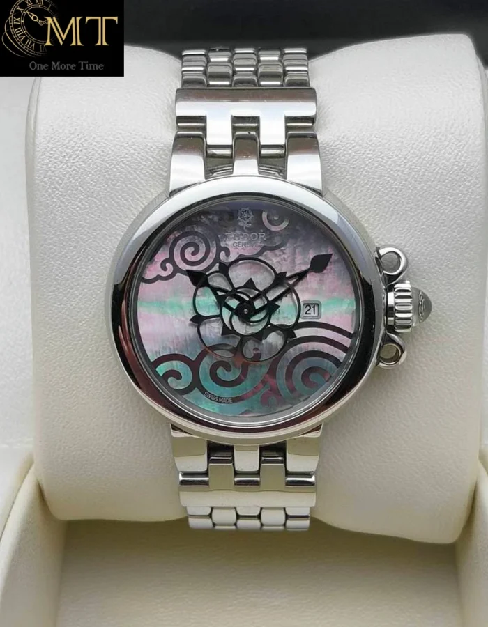 Tudor Clair de Rose 30mm Automatic Steel MOP Dial Ref.35400