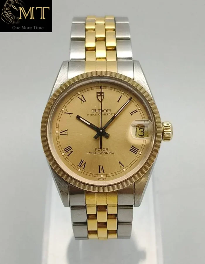 Tudor Prince Oysterdate 1991 Golden Sunburst Dial Ref.74033